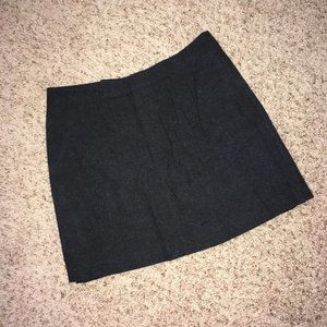 American Eagle Dark Grey Wool Skirt